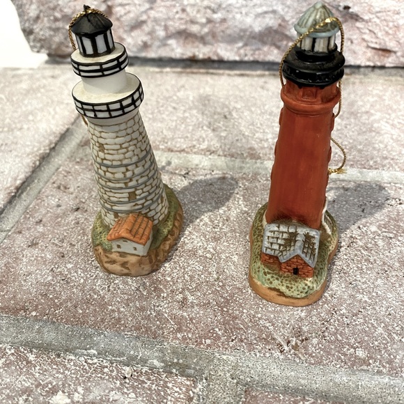 Lefton Boston Lighthouse and Ponce De Leon Lighthouse Ornaments - Picture 4 of 7